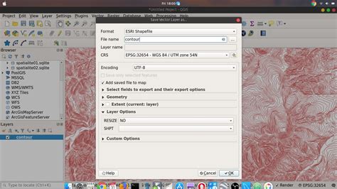 export cad layer to shapefile.